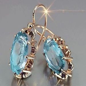 Blue Topaz Earrings